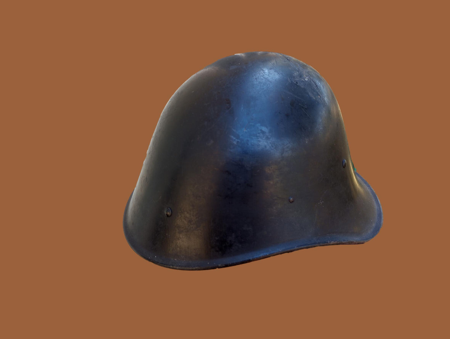 PRE WWII DUTCH POLICE HELMET M34 ORIGINAL MARKED 1440