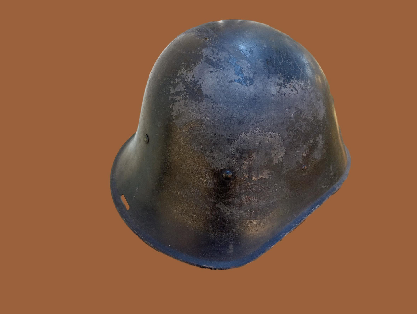 PRE WWII DUTCH POLICE HELMET M34 ORIGINAL MARKED 1440