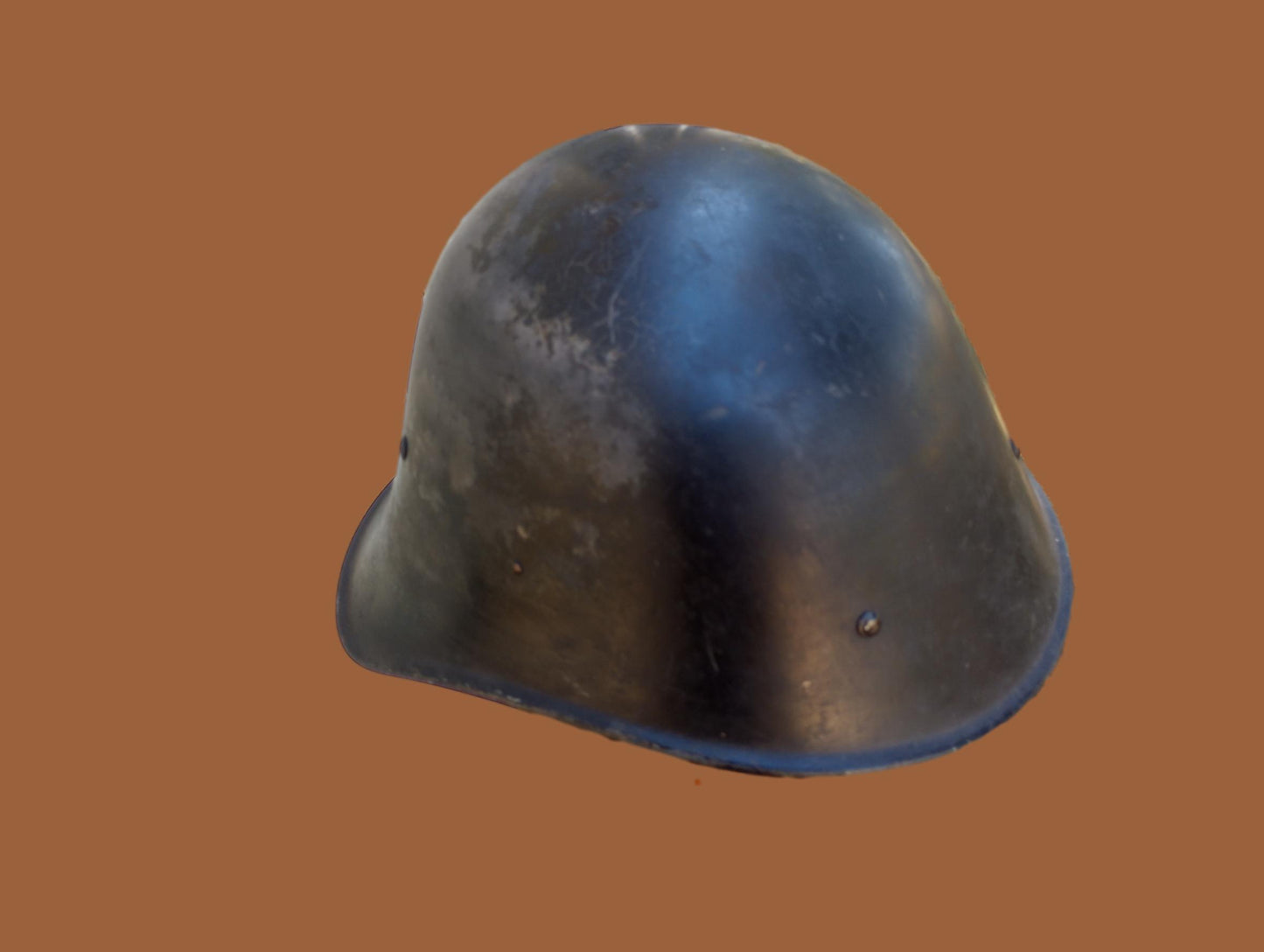PRE WWII DUTCH POLICE HELMET M34 ORIGINAL MARKED 1440