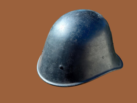 PRE WWII DUTCH POLICE HELMET M34 ORIGINAL MARKED 1440