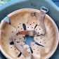CZECH MILITARY VZ-53 HELMET AND LEATHER LINER WITH CHIN STRAP EARLY VERSION