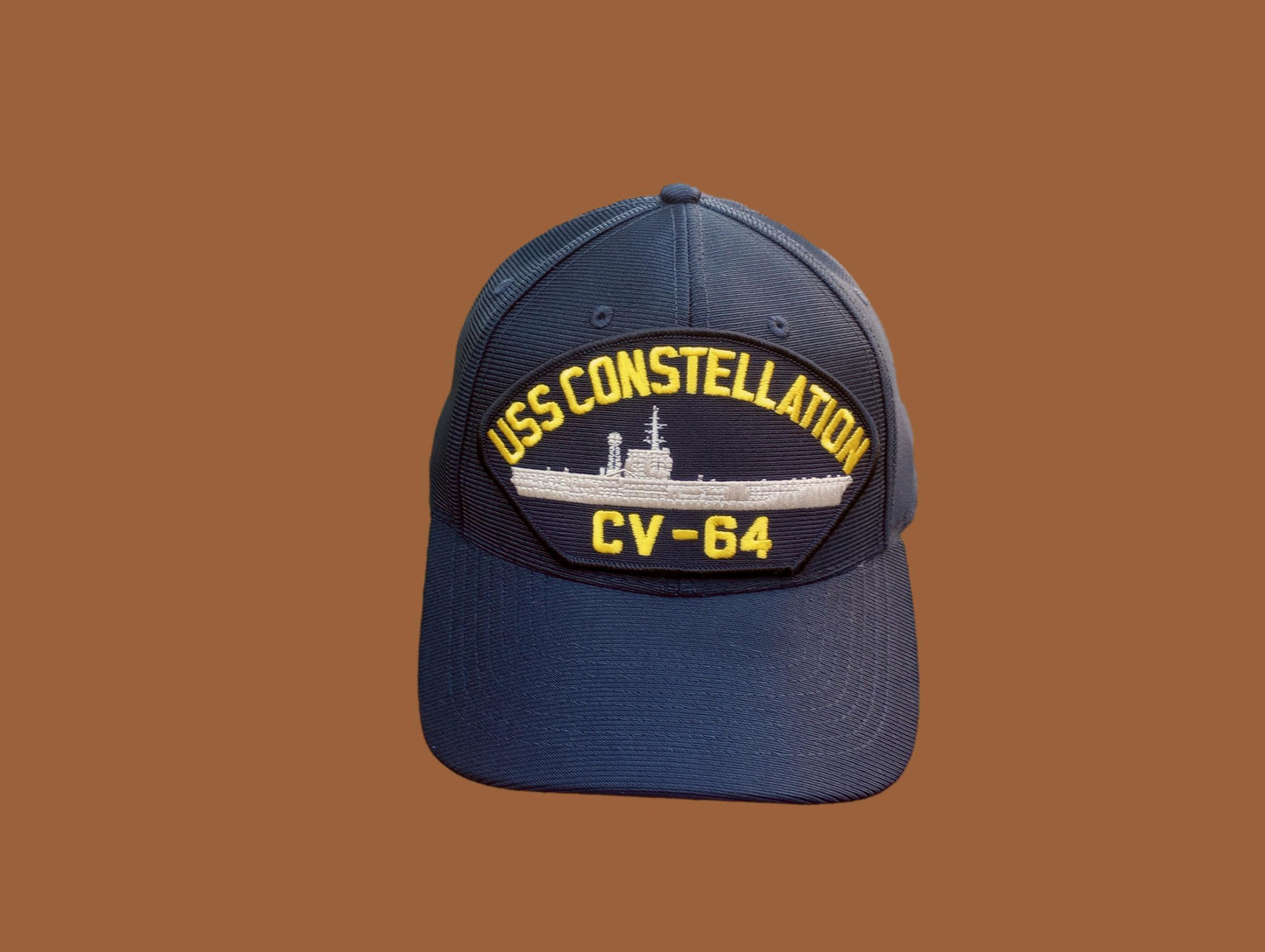 USS CONSTELLATION CV-64 NAVY SHIP HAT U.S MILITARY OFFICIAL BALL CAP U.S.A MADE