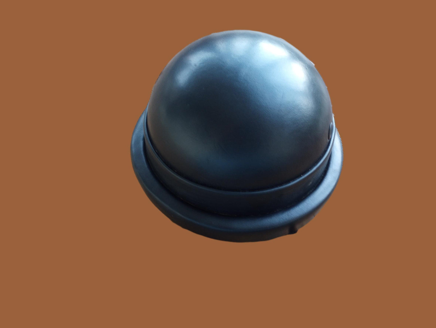 WWII OR POST WAR M-35 ITALIAN MILITARY LEATHER TANKERS HELMET ORIGINAL 1964