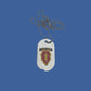 U.S MILITARY 25th DIVISION NECKLACE CHROME PLATED STAINLESS STEEL DOG TAG