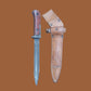 Original Czech Army Model VZ58 Bayonet With Leather Sheath Czech Military Knife