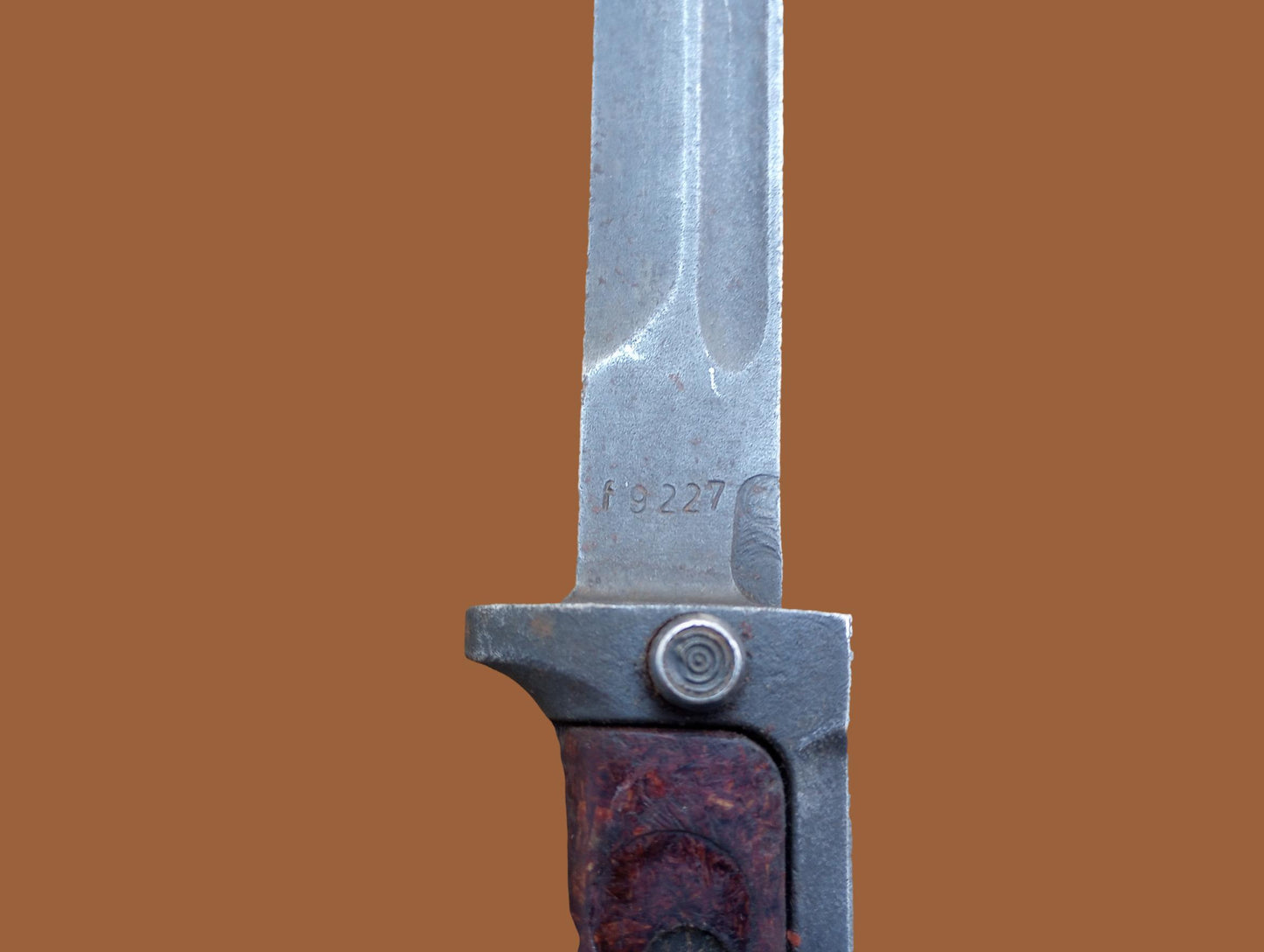 Original Czech Army Model VZ58 Bayonet With Leather Sheath Czech Military Knife