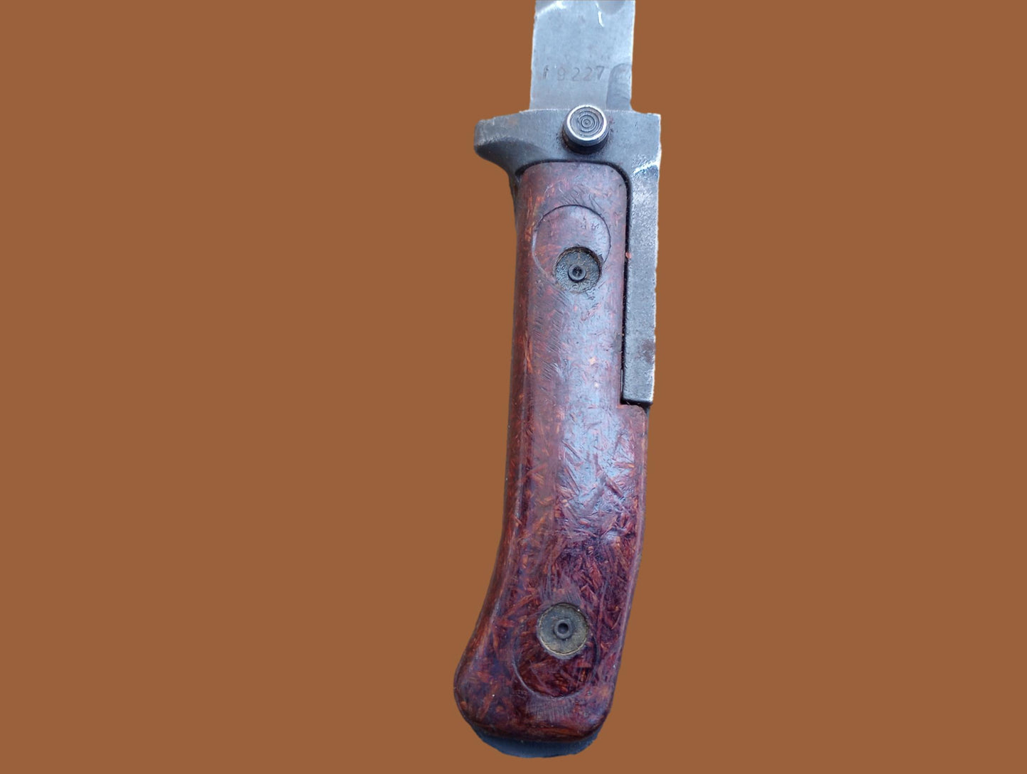 Original Czech Army Model VZ58 Bayonet With Leather Sheath Czech Military Knife