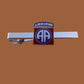 U.S MILITARY 82nd AIRBORNE DIVISION TIE BAR TIE TAC MADE IN THE U.S.A