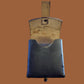 ORIGINAL WWII ITALIAN MILITARY BLACK LEATHER CARCANO AMMO 2 CLIP POUCH