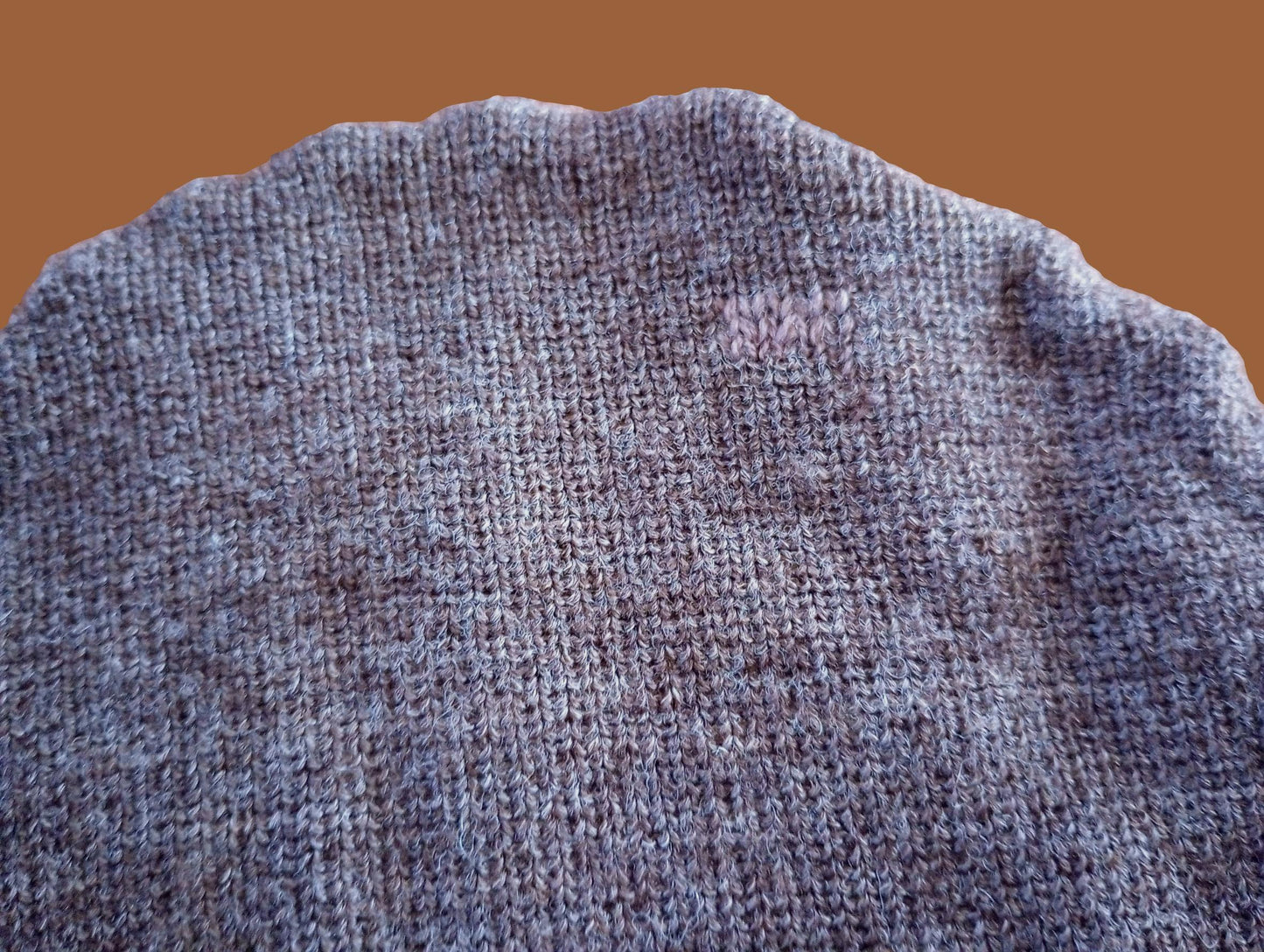 SWISS ARMY MILITARY BALACLAVA  COLD WEATHER WOOL FACE MASK BROWN 1 HOLE SURPLUS