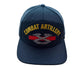 U.S ARMY COMBAT ARTILLERY HAT U.S MILITARY OFFICIAL BALL CAP U.S.A MADE