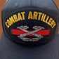 U.S ARMY COMBAT ARTILLERY HAT U.S MILITARY OFFICIAL BALL CAP U.S.A MADE