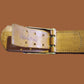 POST WAR WEST GERMAN ARMY LEATHER BELT + BUCKLE SIZE MEDIUM 100cm 39" INCHES