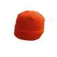 NEW WATCH CAP BLAZE ORANGE ACRYLIC 2 PLY KNIT U.S.A MADE BEANIE