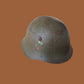 BULGARIAN M36C COMBAT HELMET LEATHER LINER & CHINSTRAP TRI COLOR DECAL ORIGINAL
