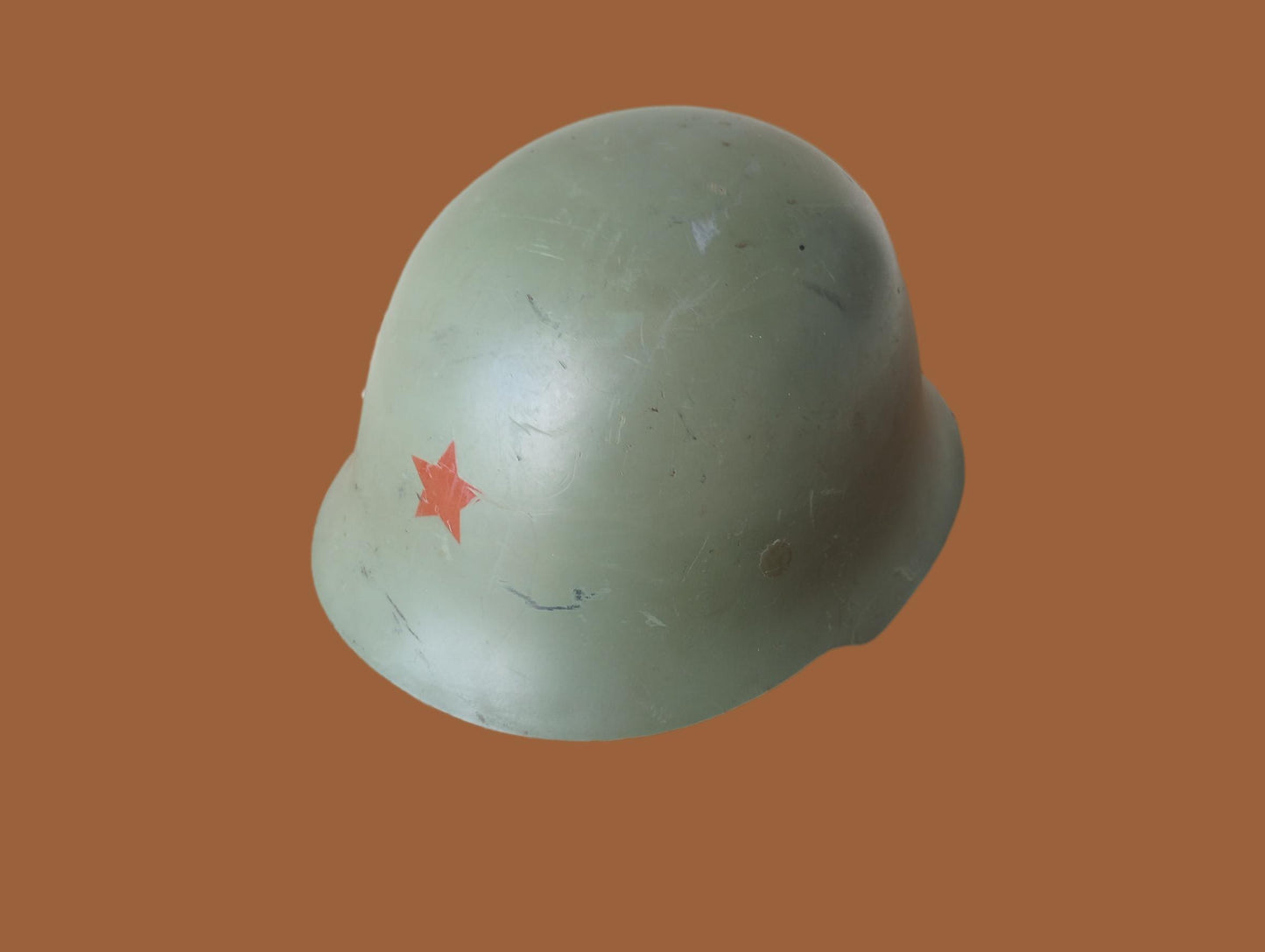 YUGOSLAVIAN COMBAT HELMET JNA YPA M59/85 YUGOSLAV PEOPLES ARMY RED STAR