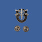 U.S MILITARY ARMY SPECIAL FORCES HAT PIN DE OPPRESSO LIBER FLASH BERET CAP PIN