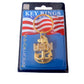 MILITARY NAVY METAL KEY CHAIN RING U.S NAVY CPO INSIGNIA CHIEF PETTY OFFICER NEW