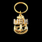 MILITARY NAVY METAL KEY CHAIN RING U.S NAVY CPO INSIGNIA CHIEF PETTY OFFICER NEW