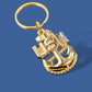 MILITARY NAVY METAL KEY CHAIN RING U.S NAVY CPO INSIGNIA CHIEF PETTY OFFICER NEW