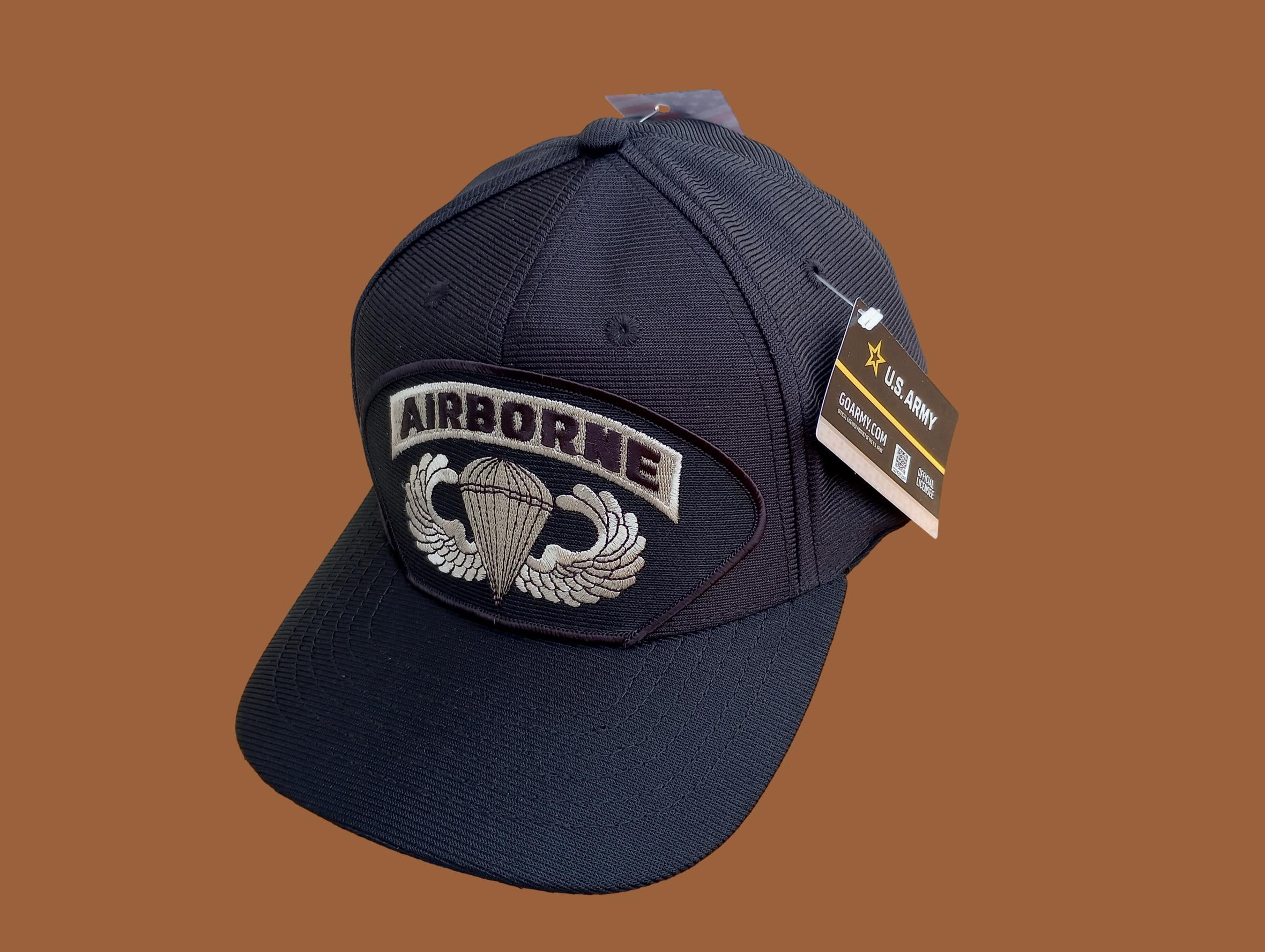 U.S MILITARY ARMY AIRBORNE HAT JUMP WINGS OFFICIAL ARMY BALL CAP