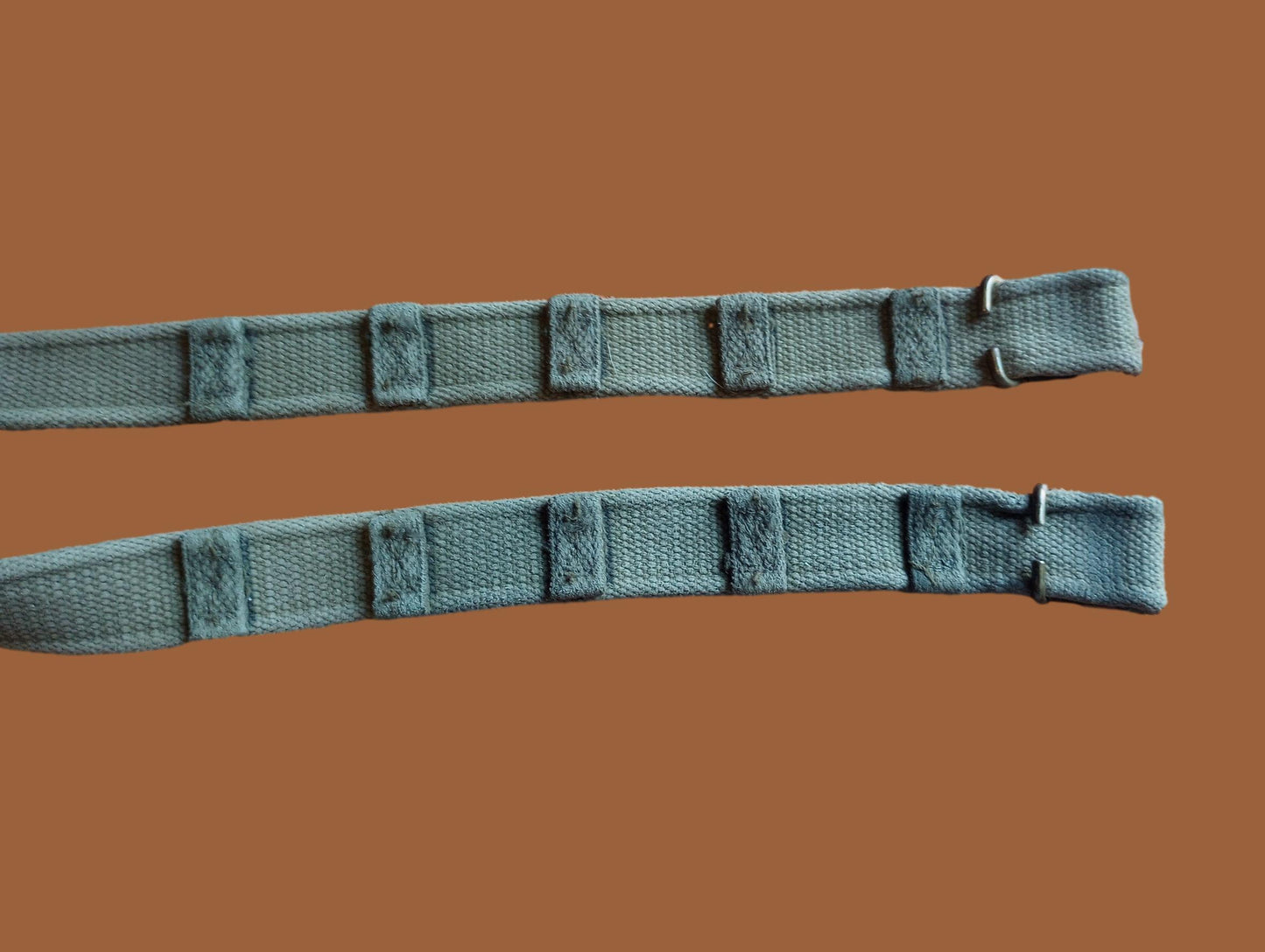 WWII BRITISH MILITARY ENFIELD KHAKI RIFLE SLING P-37 FN BELGIAN FAL 49 ORIGINAL