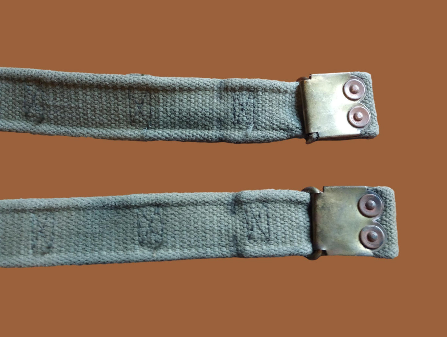 WWII BRITISH MILITARY ENFIELD KHAKI RIFLE SLING P-37 FN BELGIAN FAL 49 ORIGINAL