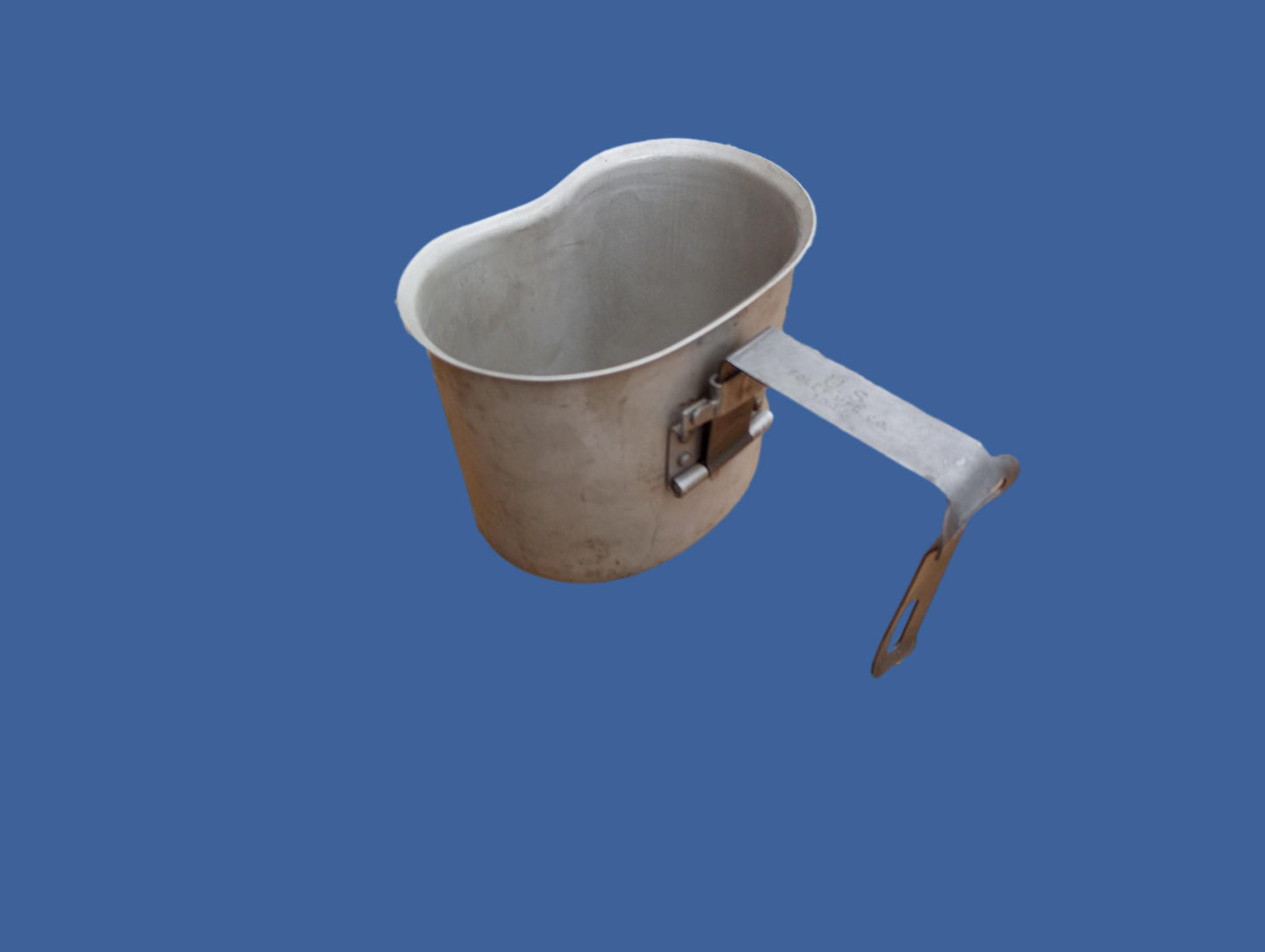 WWII U.S MILITARY CANTEEN CUP DATED 1944 STAMPED FOLEY MFG CO ORIGINAL