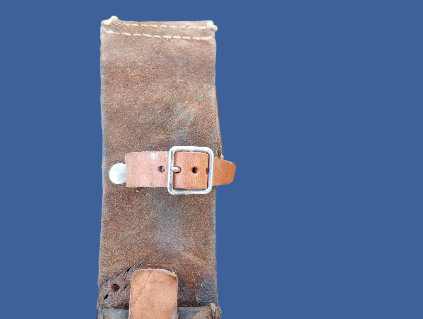 SWEDISH MILITARY M96 MAUSER  BAYONET FROG LEATHER ORIGINAL