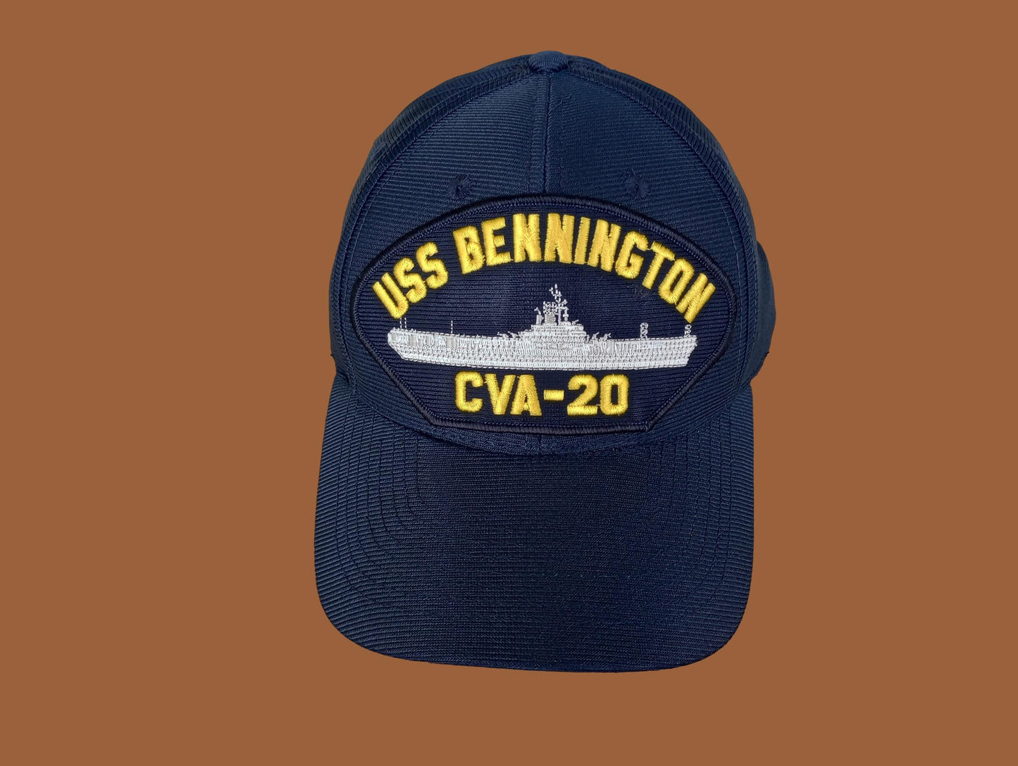 USS BENNINGTON CVA-20 NAVY SHIP HAT OFFICIAL U.S MILITARY BALL CAP U.S.A. MADE