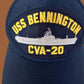 USS BENNINGTON CVA-20 NAVY SHIP HAT OFFICIAL U.S MILITARY BALL CAP U.S.A. MADE