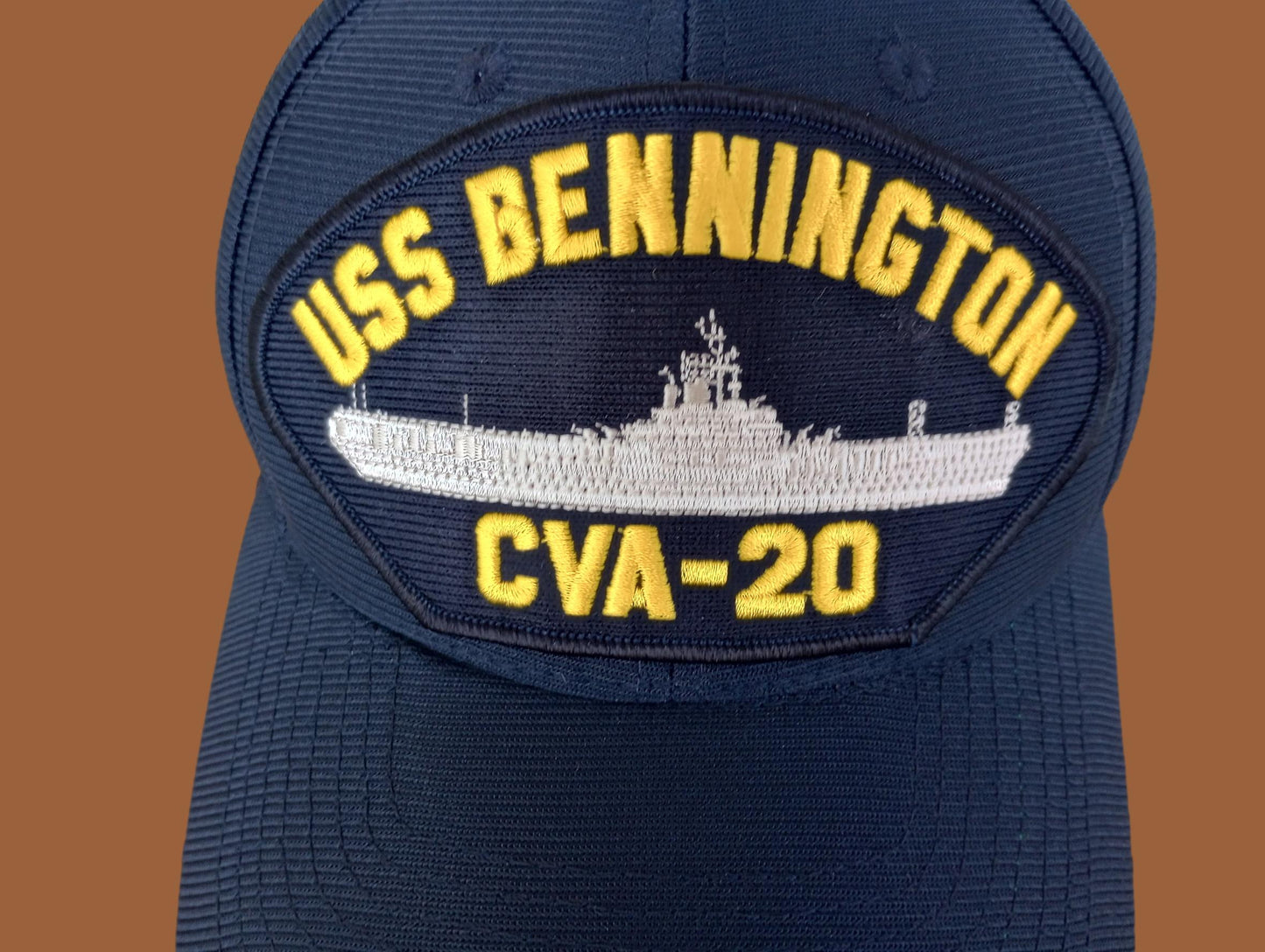USS BENNINGTON CVA-20 NAVY SHIP HAT OFFICIAL U.S MILITARY BALL CAP U.S.A. MADE