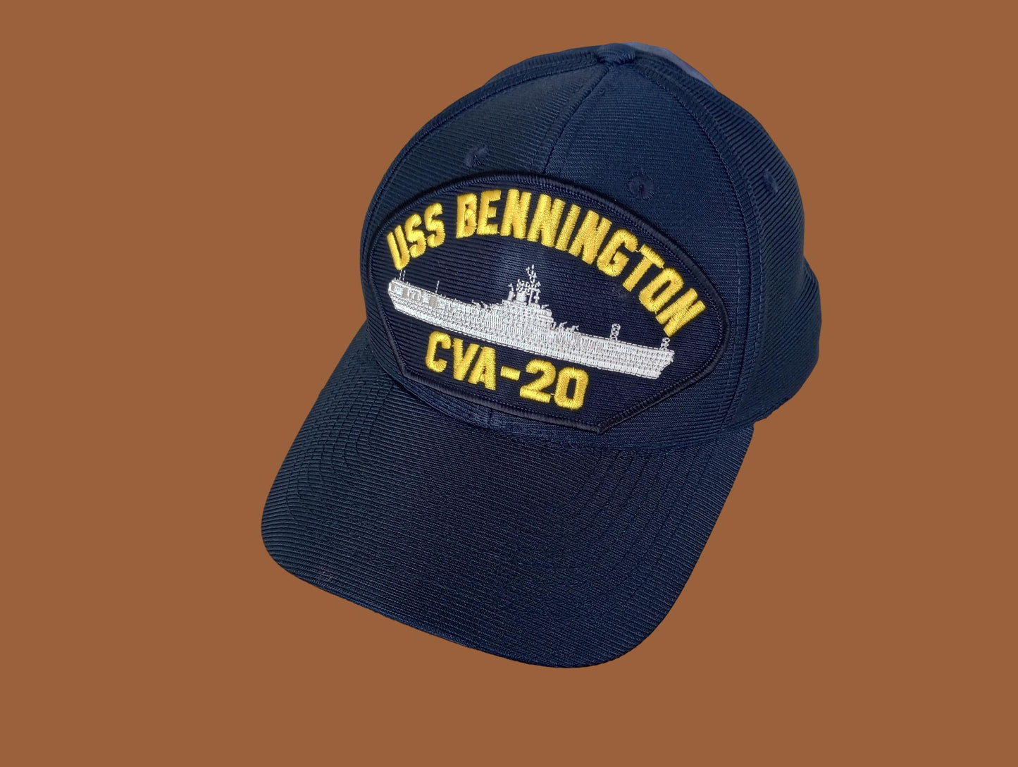 USS BENNINGTON CVA-20 NAVY SHIP HAT OFFICIAL U.S MILITARY BALL CAP U.S.A. MADE