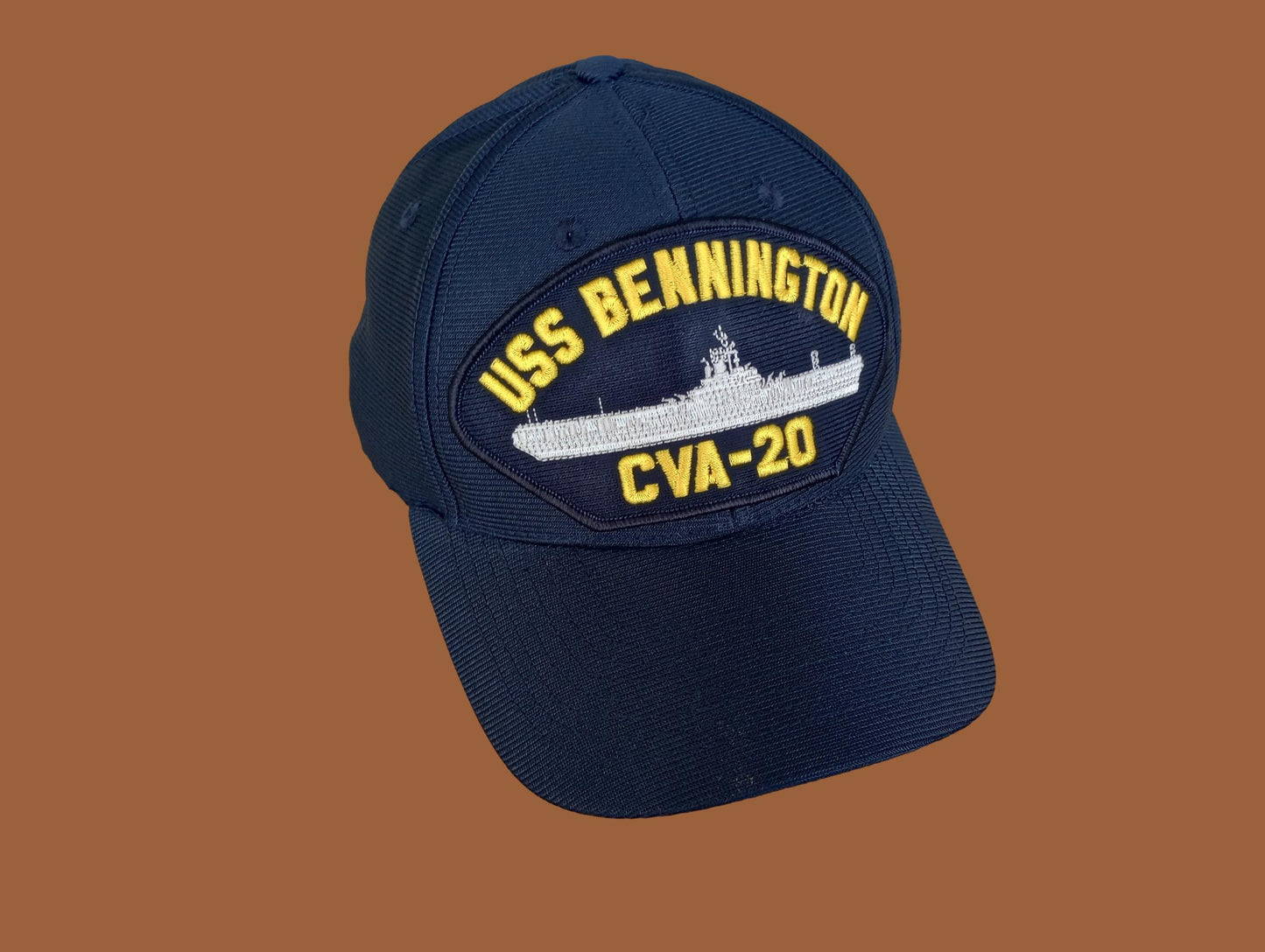 USS BENNINGTON CVA-20 NAVY SHIP HAT OFFICIAL U.S MILITARY BALL CAP U.S.A. MADE
