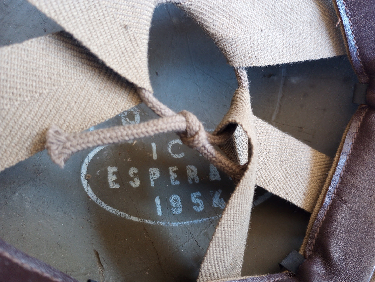 GENUINE FRENCH M-1951 HELMET, LINER & COVER INDOCHINA VIETNAM ERA M1 DESIGN