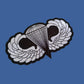 MILITARY ARMY AIRBORNE JUMP WINGS PATCH EMBROIDERED LARGE BACK PATCH 5.75" X 3"