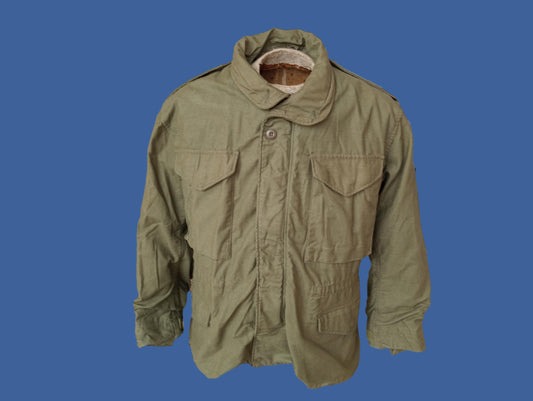 Vintage OD Green U.S Military Field Jacket Brass Zipper NOS USA Made