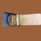 POST WAR WEST GERMAN ARMY LEATHER BELT + BUCKLE SIZE MEDIUM 100cm 39" INCHES