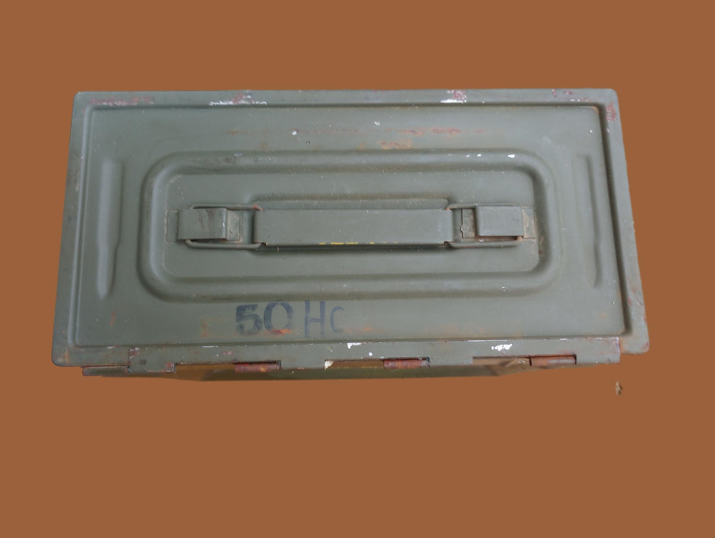 U.S MILITARY WWII 50 CAL AMMO CAN SIDE LOADER AMMUNITION CAN ARMY MARINE CORPS