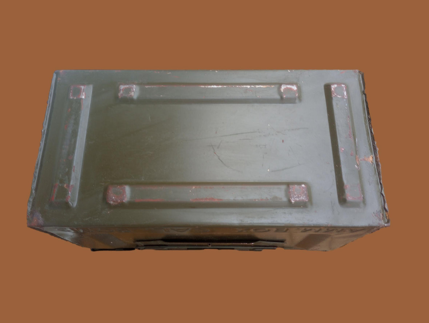 U.S MILITARY WWII 50 CAL AMMO CAN SIDE LOADER AMMUNITION CAN ARMY MARINE CORPS