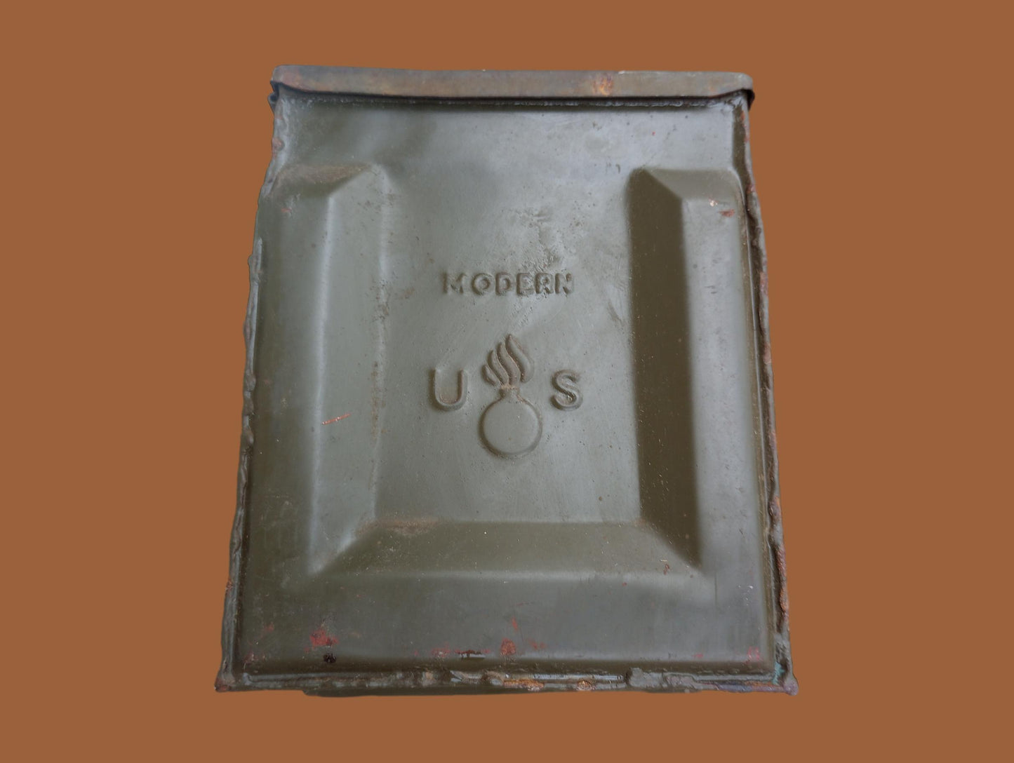 U.S MILITARY WWII 50 CAL AMMO CAN SIDE LOADER AMMUNITION CAN ARMY MARINE CORPS