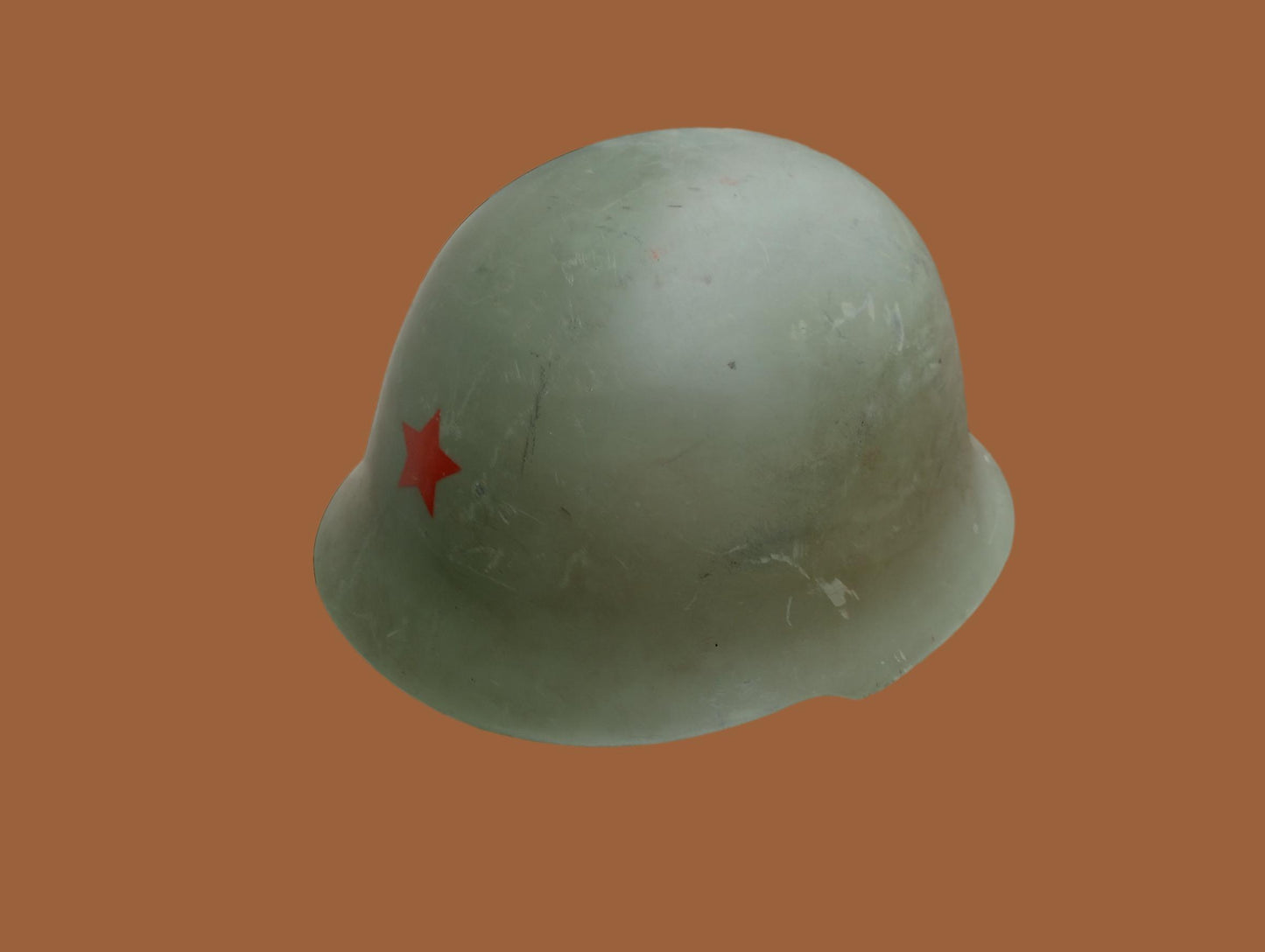 YUGOSLAVIAN COMBAT HELMET JNA YPA M59/85 YUGOSLAV PEOPLES ARMY RED STAR