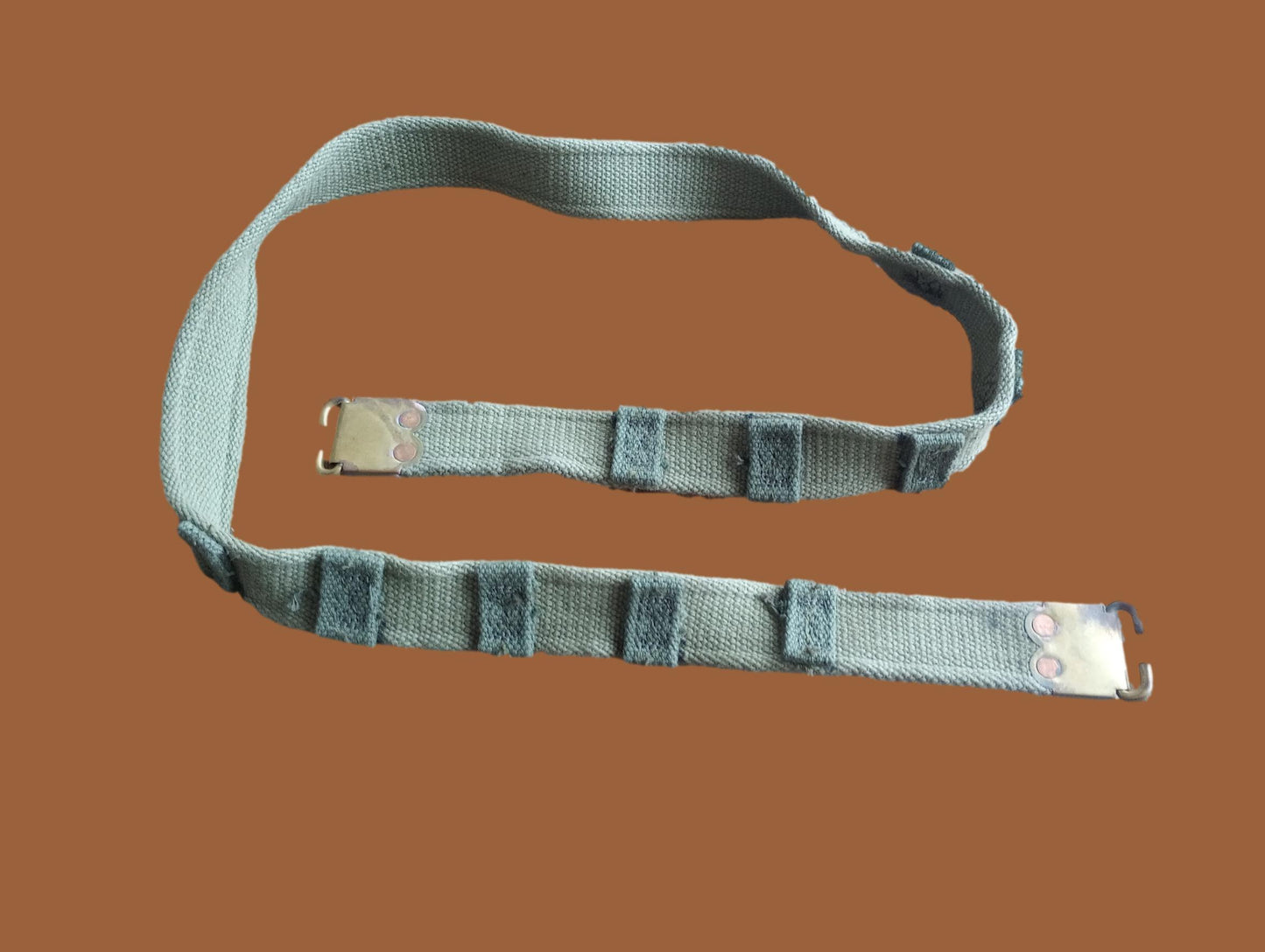 WWII BRITISH MILITARY ENFIELD KHAKI RIFLE SLING P-37 FN BELGIAN FAL 49 ORIGINAL