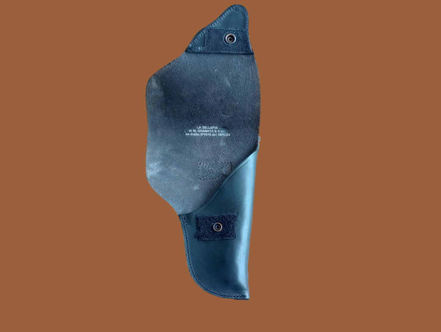 FRENCH MILITARY LEATHER HOLSTER SMALL FRAME AUTOMATIC ARMY SURPLUS