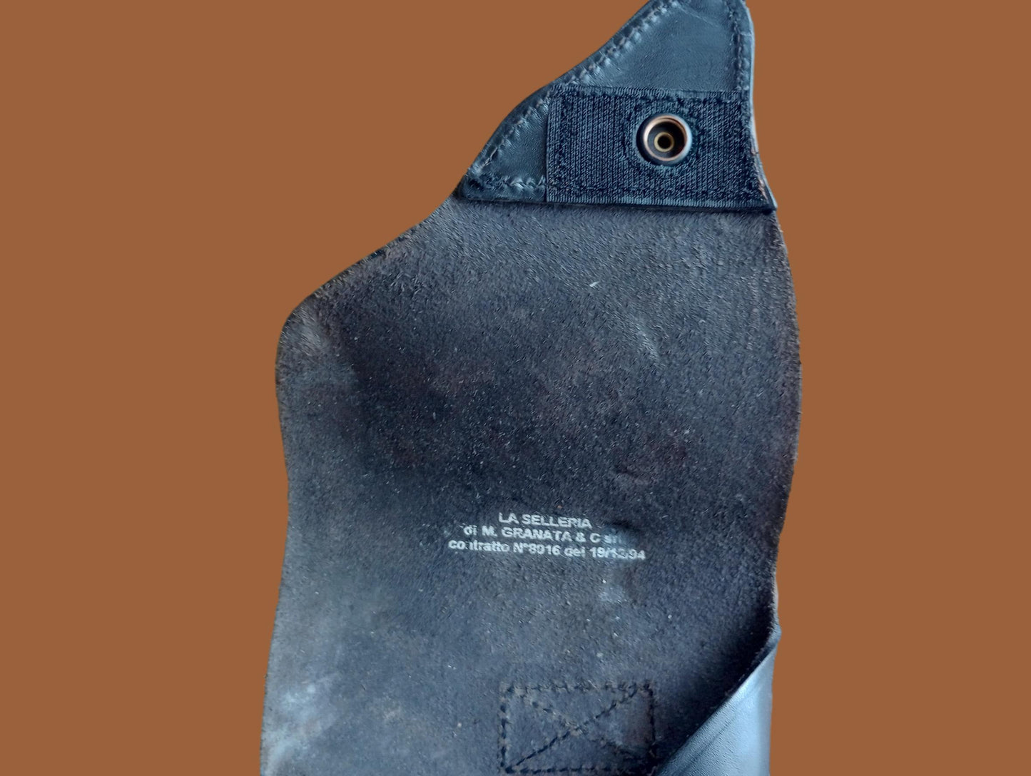 FRENCH MILITARY LEATHER HOLSTER SMALL FRAME AUTOMATIC ARMY SURPLUS
