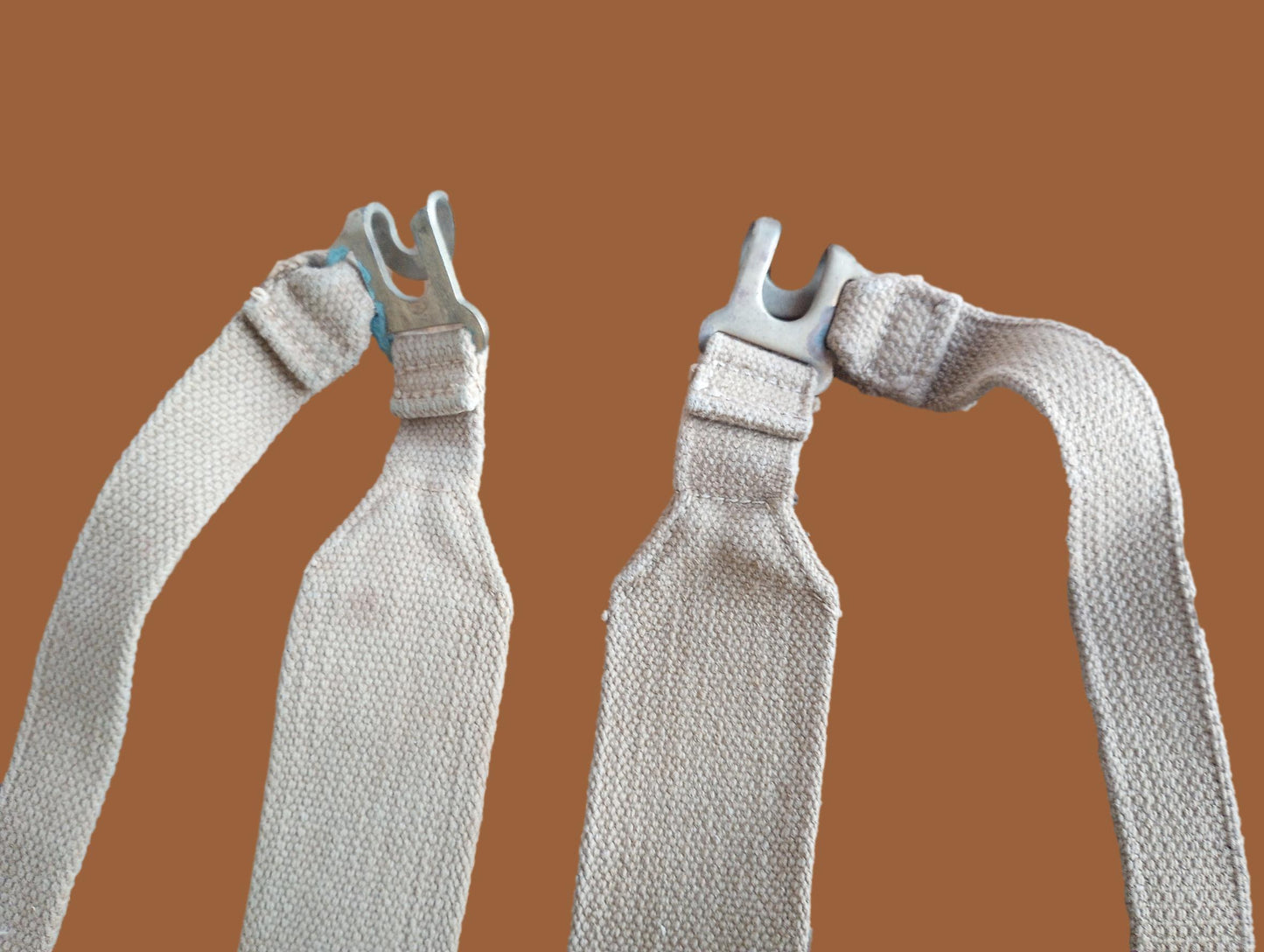 BRITISH MILITARY WEB P-37 PATTERN HAVERSACK BRACES BACKPACK SUSPENDERS GENUINE