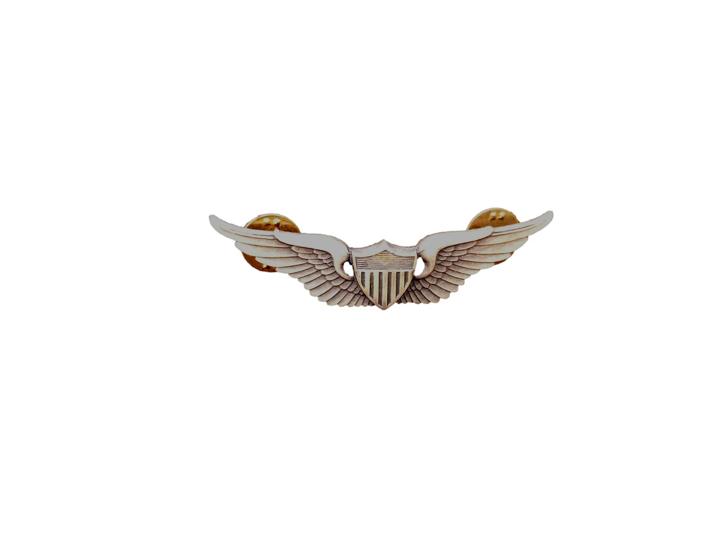 U.S MILITARY ARMY AVIATOR WINGS VINTAGE INSIGNIA BADGE PIN