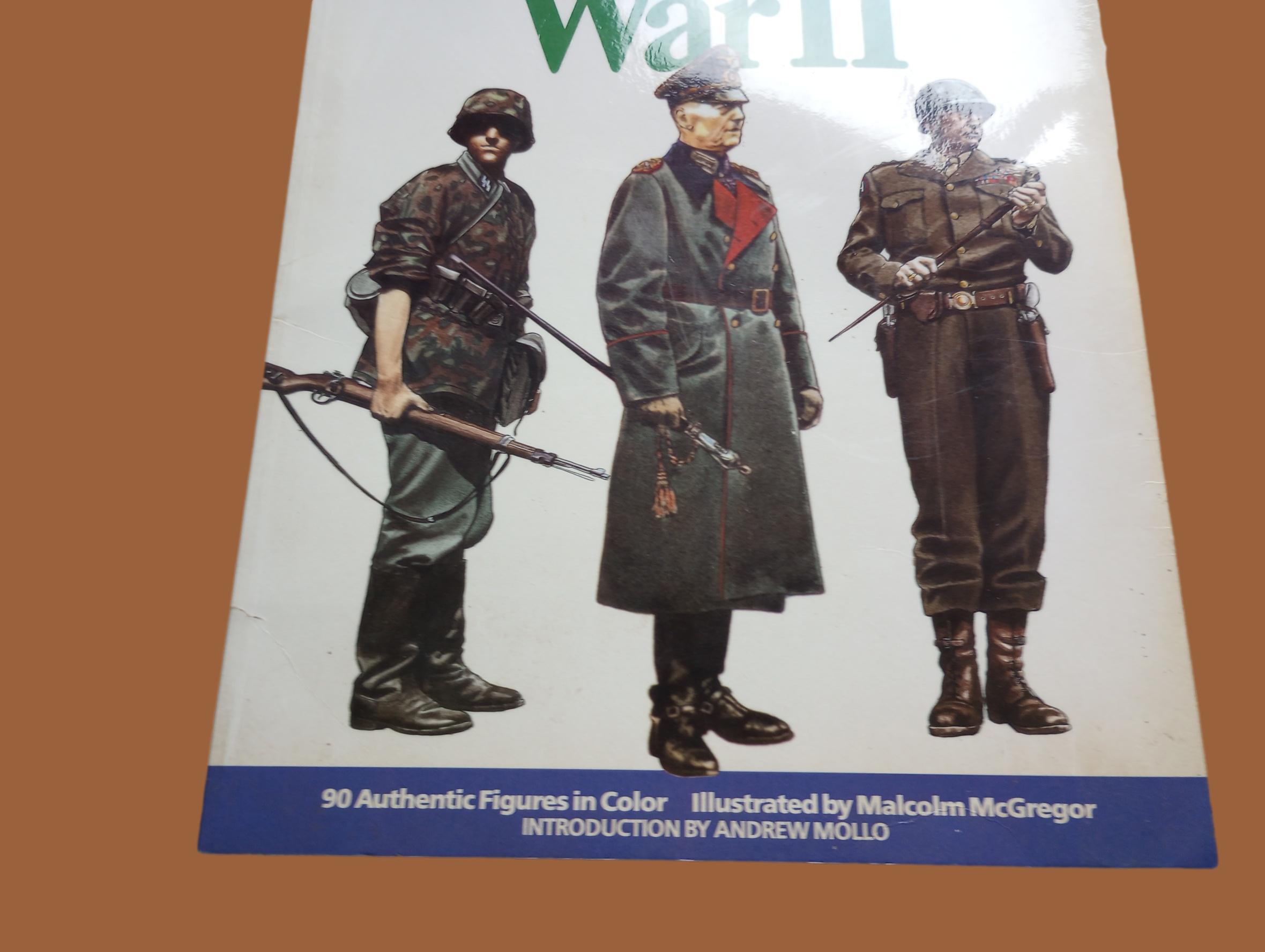 World War II Military Uniforms & Weaponry Reference poster book 90