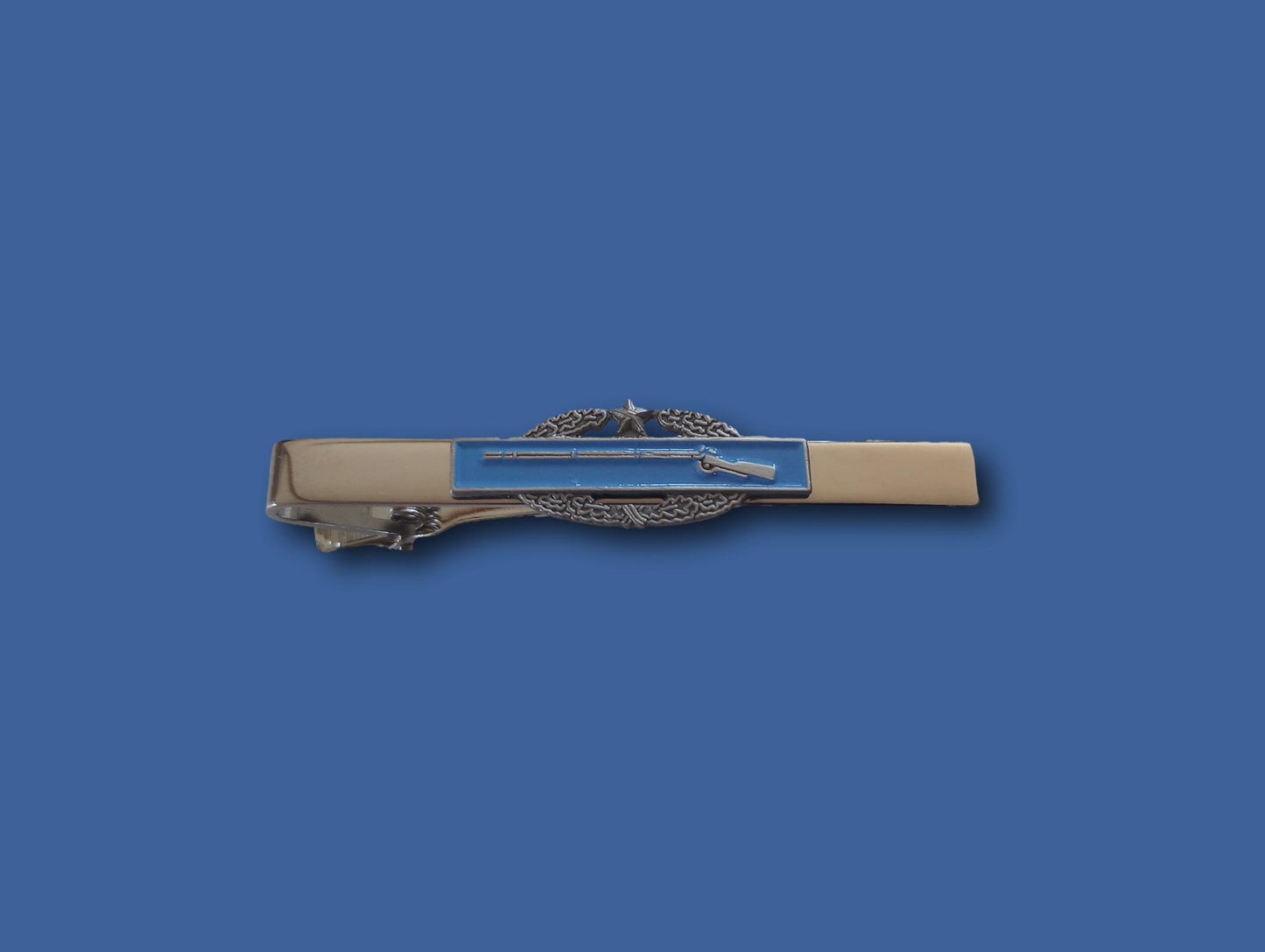 U.S MILITARY ARMY CIB BADGE TIE BAR 2nd AWARD COMBAT INFANTRY BADGE U.S.A MADE