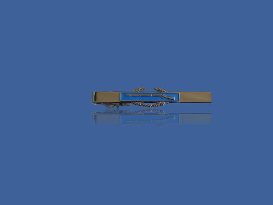 U.S MILITARY ARMY CIB BADGE TIE BAR TIE TAC COMBAT INFANTRY BADGE U.S.A MADE